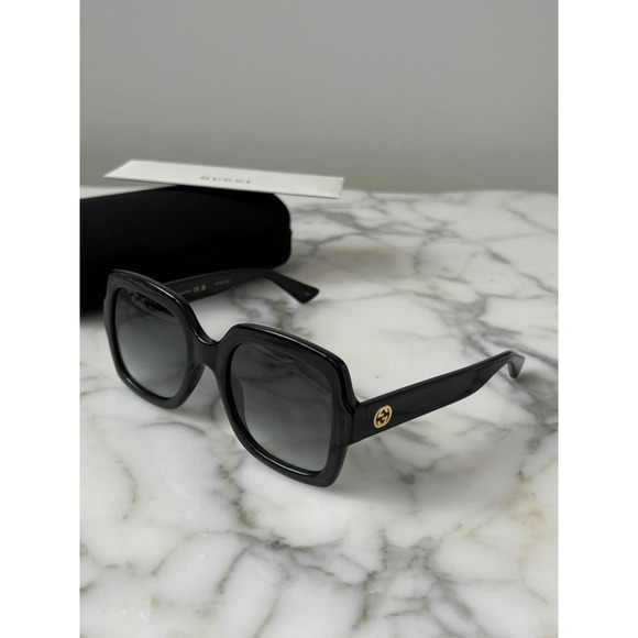 SALE! NEW GUCCI GG1337S Black Square Sunglasses - Picture 7 of 9